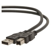 USB 2.0 Cable A to B Black 1m (3.3 ft.)